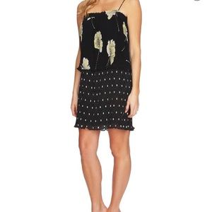 NWT 1.State – Mixed Print Pleated Shift Dress